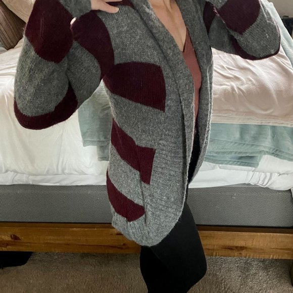 Cozy, Long Sleeve, Shaw Collar Cardigan - Picture 3 of 6